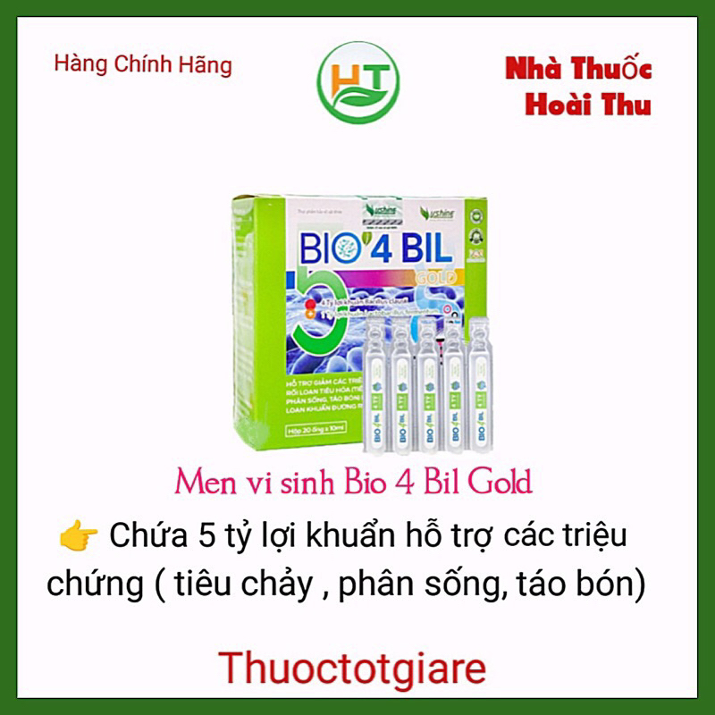 Men vi sinh Bio 4 Bil gold Vshine - bổ sung lơị khuẩn ,bảo vệ tiêu hoá