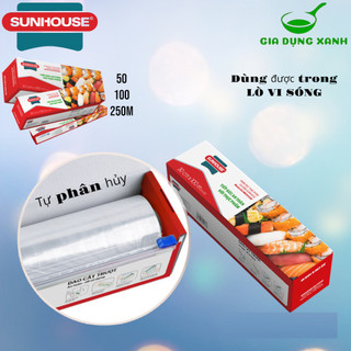 Màng bọc thực phẩm sunhouse 50-100-250 mét - hàng chính hãng
