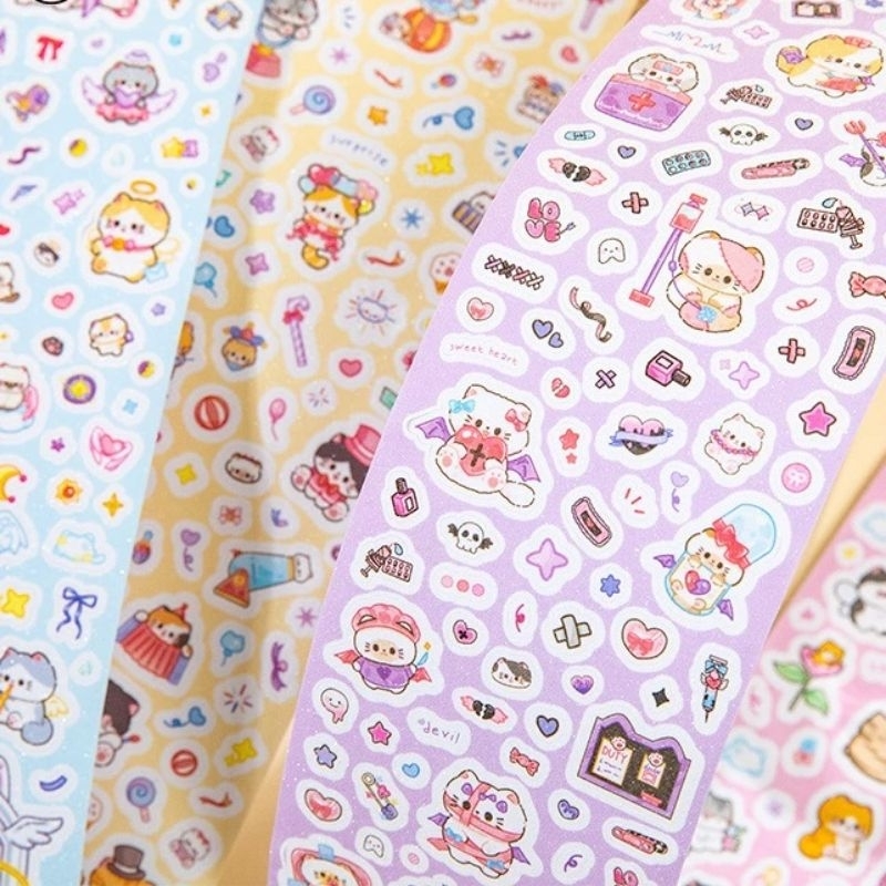 Dây chiết hình dán deco họa tiết cute