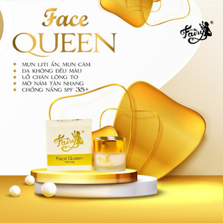 COMBO SỈ 3 KEM FACE QUEEN FAIRY mini (tặng 1 Tắm Trắng + 1 Kẹp Tóc)