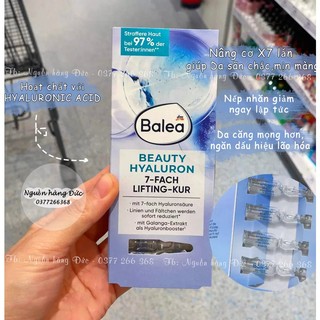 Huyết thanh tươi BALEA trẻ hóa da (Mẫu mới - ống 1ml) - Nguồn hàng Đức