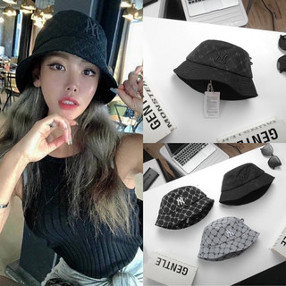 Mũ vành bucket NY nữ-đen