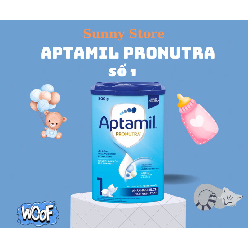 Sữa Aptamil Pronutra số 1 2 3 của Đức 800g