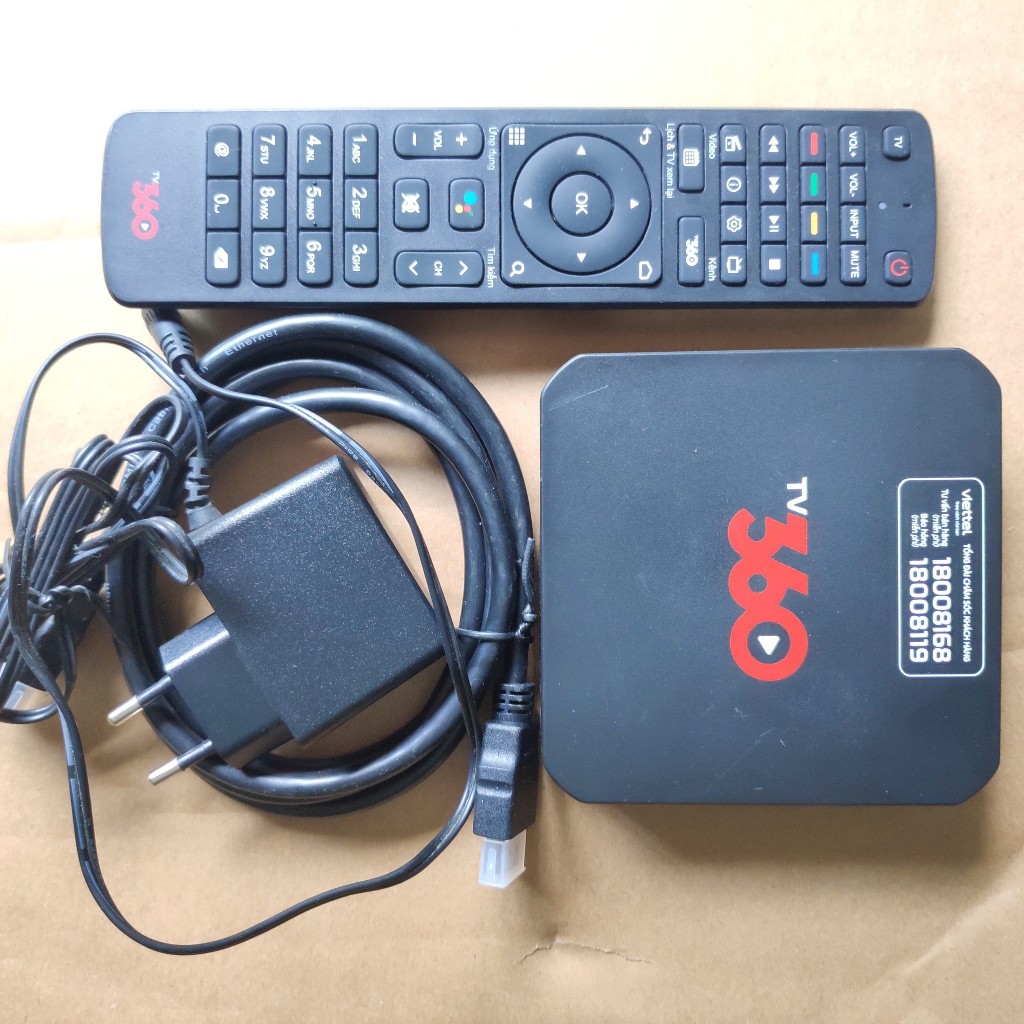 Box tivi Viettel 360 model IP952 ram 2G bộ nhớ 8G xem truyền hình giải trí miễn phí