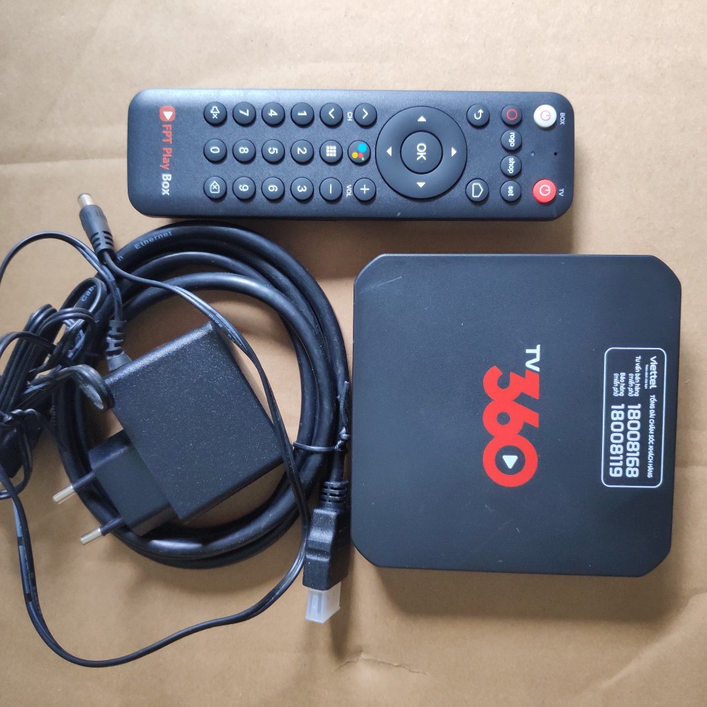 Box tivi Viettel 360 model IP952 ram 2G bộ nhớ 8G xem truyền hình giải trí miễn phí