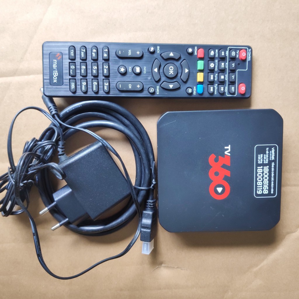 Box tivi Viettel 360 model IP952 ram 2G bộ nhớ 8G xem truyền hình giải trí miễn phí