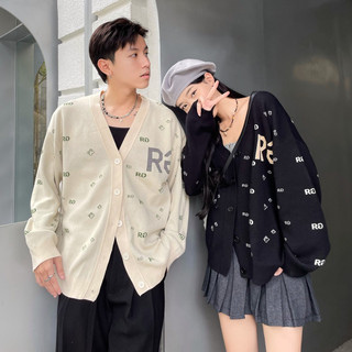 Áo khoác len cardigan REGODS form rộng unisex nam nữ  len dệt - CARDIGAN KNIT RG