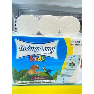 Giấy Hoàng Long kis combo 3 lốc (18 cuộn).