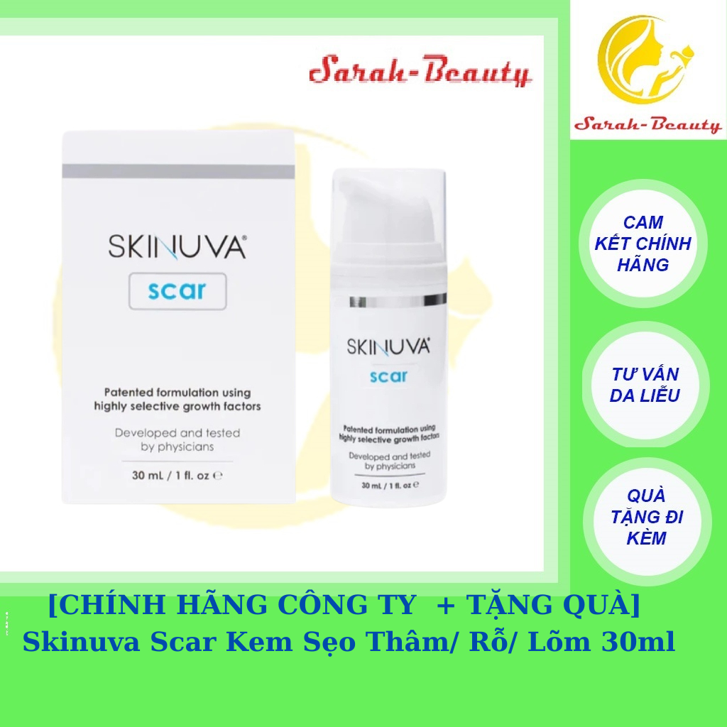 [HÀNG CÔNG TY] Skinuva Scar Kem Sẹo Thâm/ Rỗ/ Lõm 30ml