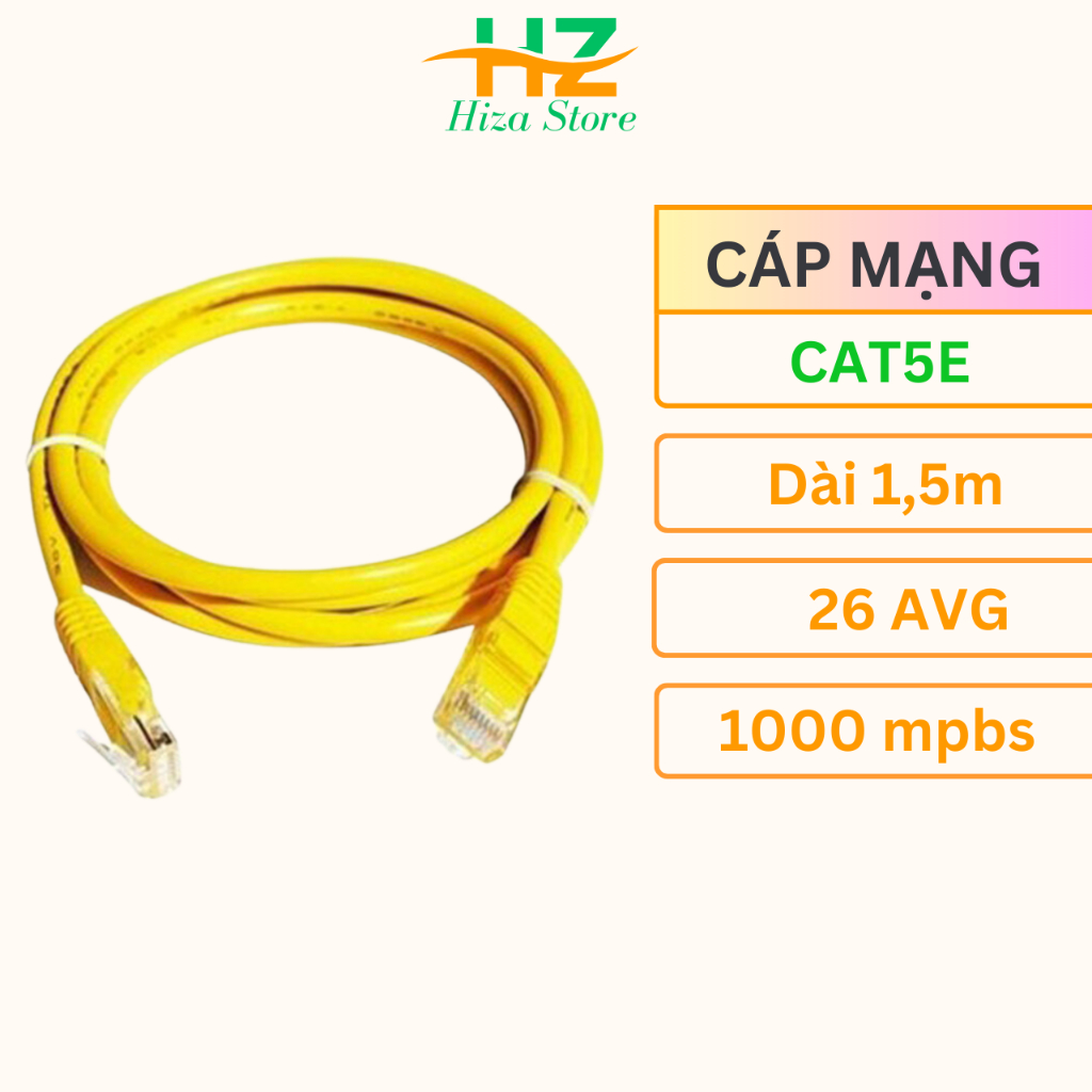 Combo 10 sợi dây mạng, cáp mạng internet LAN Cat 5E đúc sẵng 2 đầu bóc  thiết bị