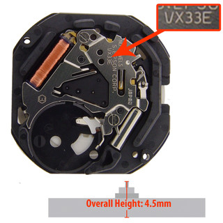 Máy đồng hồ seiko epson vx33e vx33 japan movement 2 lịch máy op