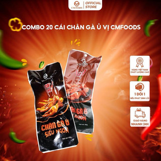Chân gà ủ vị cm foods - vị cay + cay hơn - chân gà rút xương + tai heo ủ vị