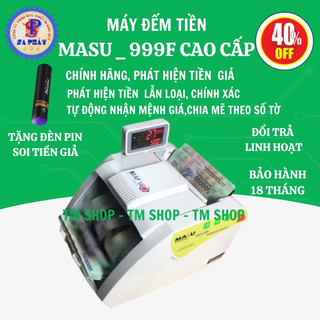 Máy đếm tiền MASU - 999F cao cấp máy đếm tiền chức năng,phát hiện tiền giả, siêu giả