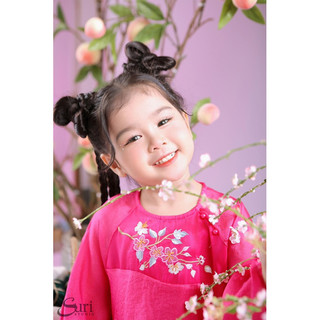 Áo Dài bé gái tường vy diện lễ tết. Một set kèm quần