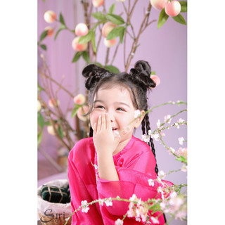 Áo Dài bé gái tường vy diện lễ tết. Một set kèm quần