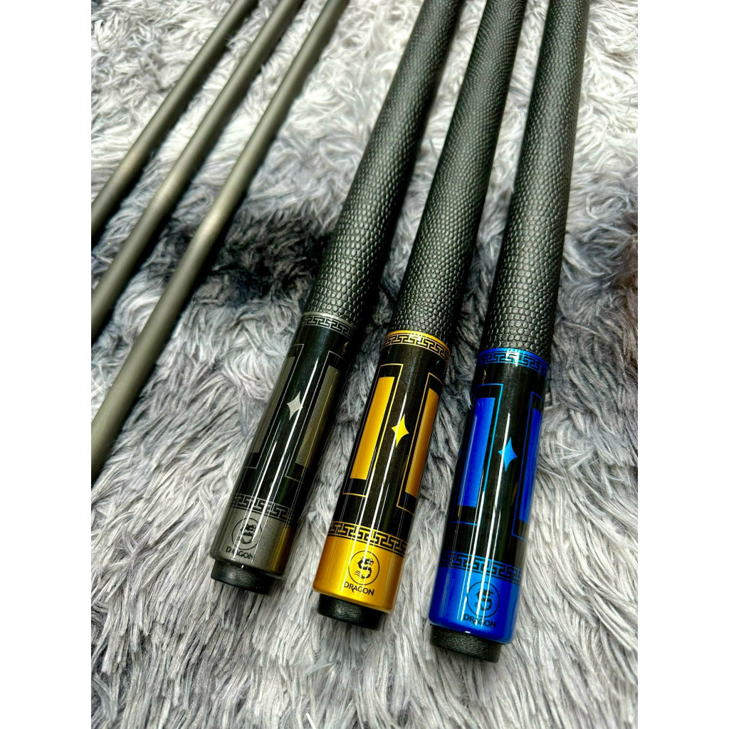 Cơ/Gậy bida lỗ DRAGON Full cacbon-Chính hãng