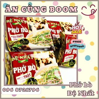 Phở gà bò đệ nhất - phở đệ nhất gói 70g - ăn cùng boom