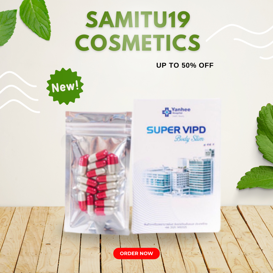 Giảm cân Yanhee Super Vip D loại đỏ ( 1 hộp 30 Viên ) giảm 3-6kg