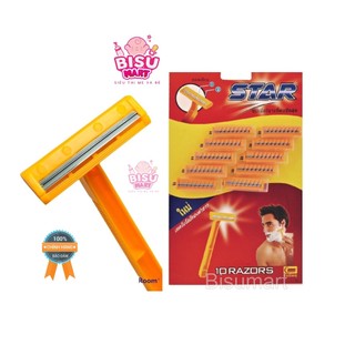 Combo vĩ 24 cây dao cạo râu 2 lưỡi kép thái lan star