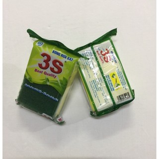 Miếng rửa chén 3S, miếng rửa chén hạt đậu, miếng rửa chén đa năng, miếng chùi rửa đa năng