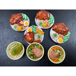 Combo 23 minifood, đồ ăn tí hon, đồ ăn mini mô hình cho búp bê DIY