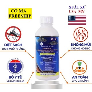 Thuốc diệt muỗi và côn trùng MAXXTHOR 10 bên trong nhà, khách sạn... , tồn lưu lâu trên bề mặt