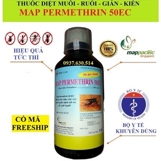 (Bộ Y Tế chứng nhận) Thuốc diệt muỗi của Anh Quốc hiệu quả cao Permethrin 50 EC