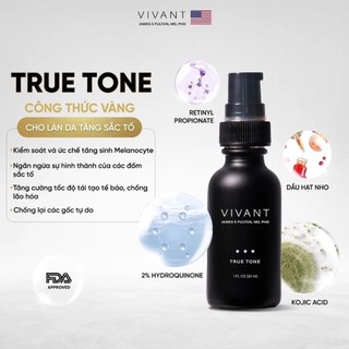   Hàng Công ty  Tinh chất serum Vivant True Tone - True Tone giảm thâm đều màu da 30ml fullbox 