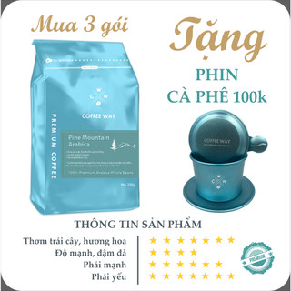 Cà phê arabica cầu đất "hương thơm phong phú" cao cấp - coffee way - pine mountain arabica.