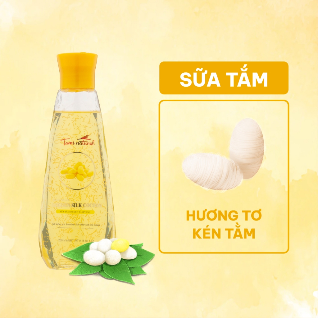 Sữa Tắm Tinh Dầu Cánh Hoa Tami Natural (Dung Tích 260ml)