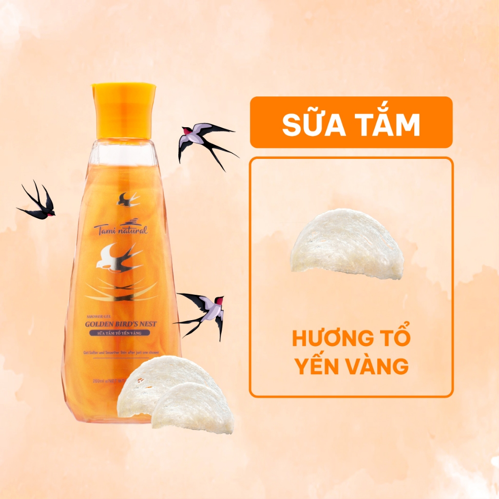 Sữa Tắm Tinh Dầu Cánh Hoa Tami Natural (Dung Tích 260ml)