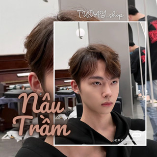 Thuốc Nhuộm Tóc Màu NÂU TRẦM Nam Không Cần Tẩy | Tudayhair, Tudayhairs
