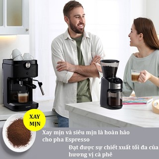 [ BH 12 THÁNG] Máy xay hạt cà phê cao cấp Shardor CG836B