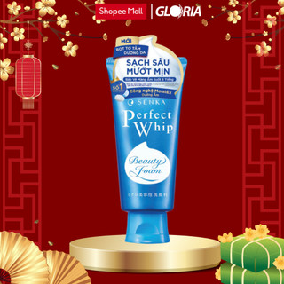 Sữa rửa mặt tạo bọt chiết xuất tơ tằm trắng Senka Perfect Whip 150g