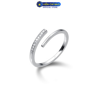 Nhẫn bạc nữ vòng vô cực Glint chất liệu bạc 925 - Viễn Chí Bảo N400176