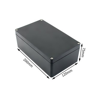 Hộp Nhựa Đen 200x120x75mm