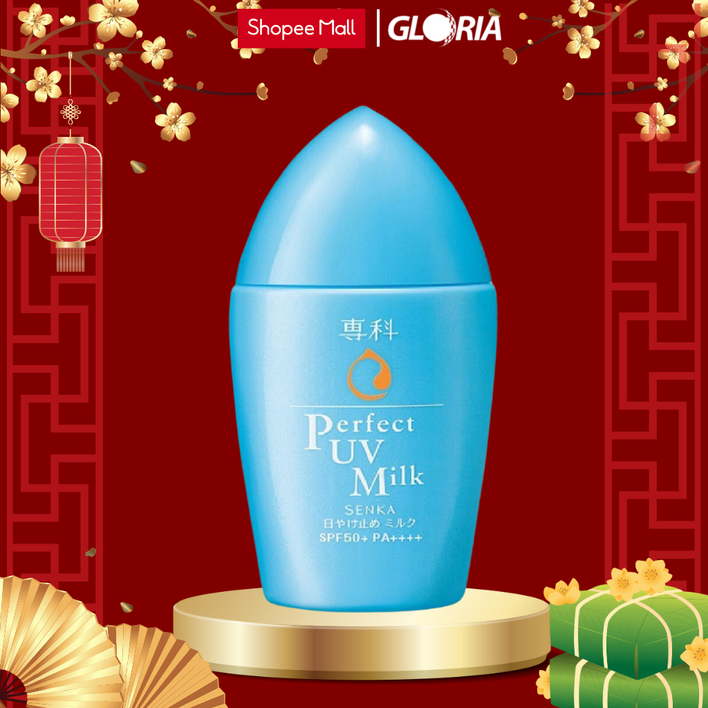 [HB Gift] Kem Chống Nắng Dạng Sữa Senka Perfect UV Milk 40ml