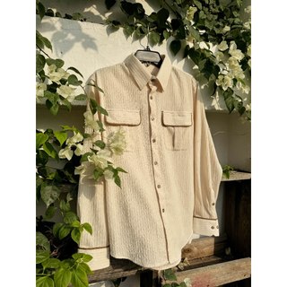 Áo Sơ Mi Ninety Ninety One - SMD-Cream Shirt