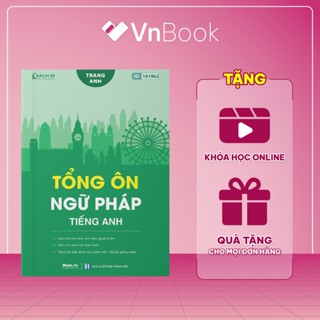Sách Tiếng anh cô Trang Anh - Tổng ôn ngữ pháp Tiếng Anh | VnBook