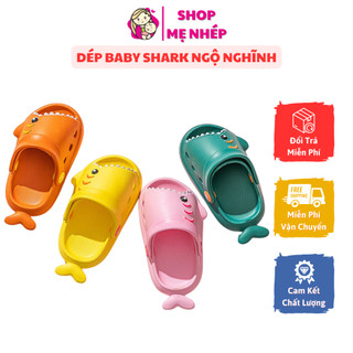Dép cho bé Trai – Dép cho bé Gái hình BABY SHARK ngộ nghĩnh dễ thương, chống trượt có dây đeo