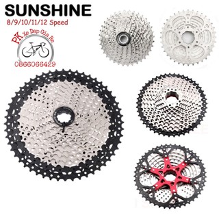 Líp thả sunshine 8/9/10/11/12 tầng cho xe đạp road/mtb, ổ líp xe đạp đua, leo núi mtb 8 / 9 / 10 / 11 / 12 tốc độ