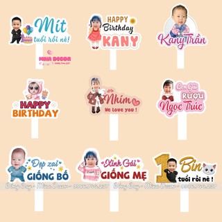Hashtag sinh nhật cho bé tuổi mèo, hashtag kèm hình chibi bé