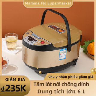 6l nồi cơm điện thông minh đa chức năng vàng nồi cơm điện gia đình nồi cơm điện công suất lớn