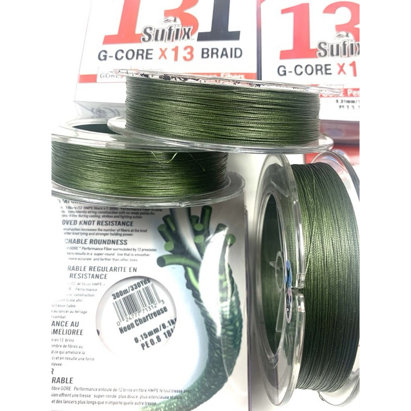 Dù câu cá cá dù chìm hàng dài 300m SUFIX 131 nano siêu bền (hàng chất lượng)