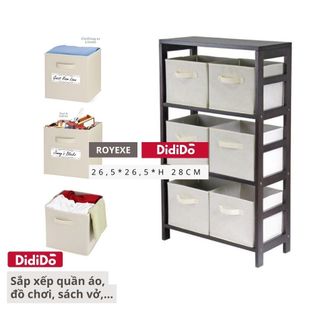 Hộp cube đựng đồ không nắp DidiDo