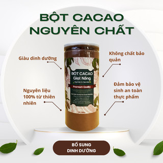 Bột cacao Giọt nắng - nguyên chất làm socola sạch nguyên liệu làm bánh