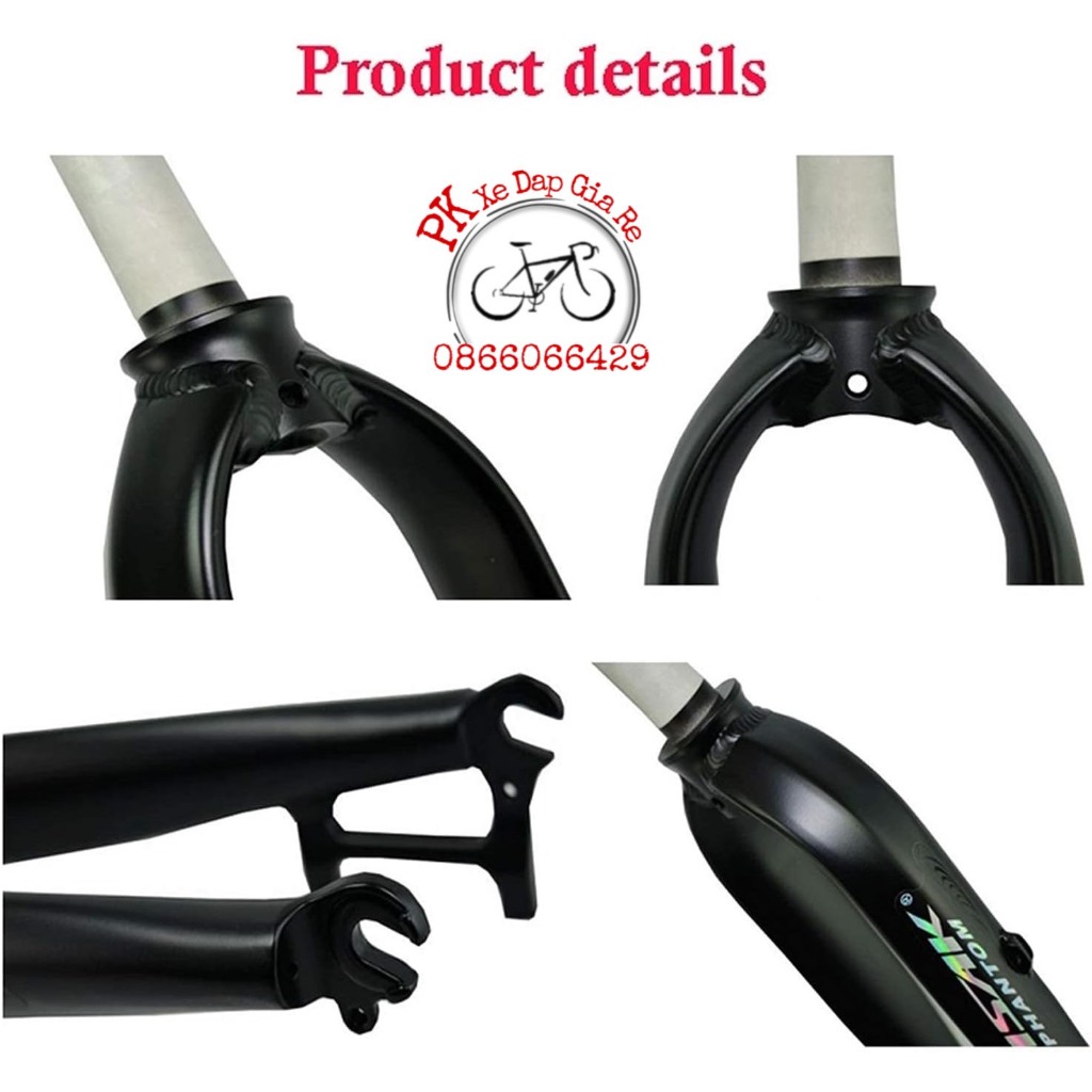 Càng/ Phuộc nhôm xe đạp cỡ 26 inch - 27.5 inch - 29 inch - 700C, Càng đơ xe đạp sử dụng phanh đĩa