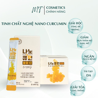 Tinh chất nghệ nano curcumin nội địa Hàn Quốc, Nghệ Nano Curcumin 365, nghệ nano curcumin gold 30 gói - MT