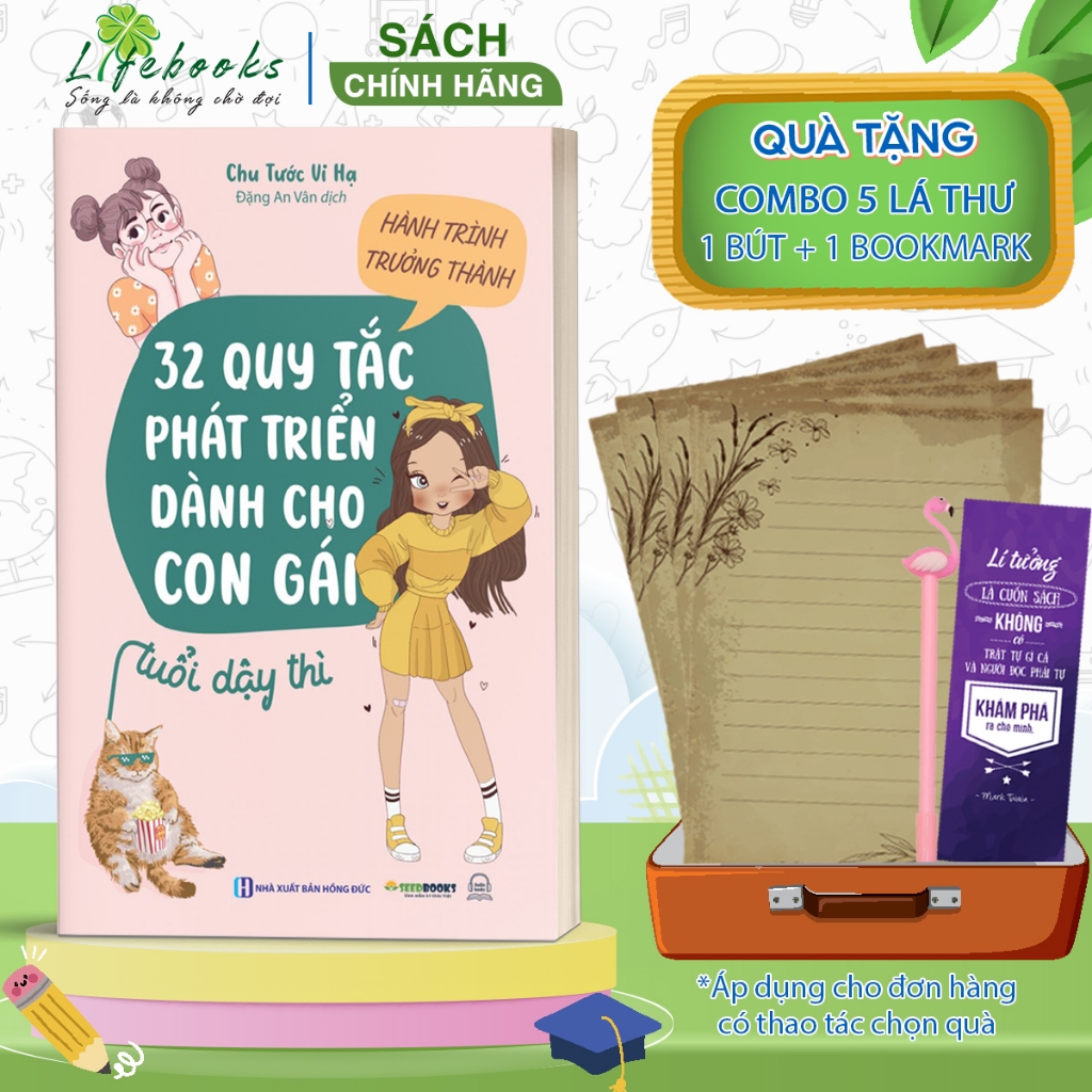 Sách Hành Trình Trưởng Thành - 32 Quy Tắc Phát Triển Dành Cho Con Gái Ở Tuổi Dậy Thì - Hiểu Rõ Hơn Về Cơ Thể - Bizbooks