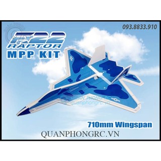 Kit máy bay f22 raptor mpp dẻo sơn sải 71cm